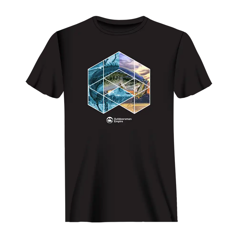 Fishing Geometry Man T-Shirt